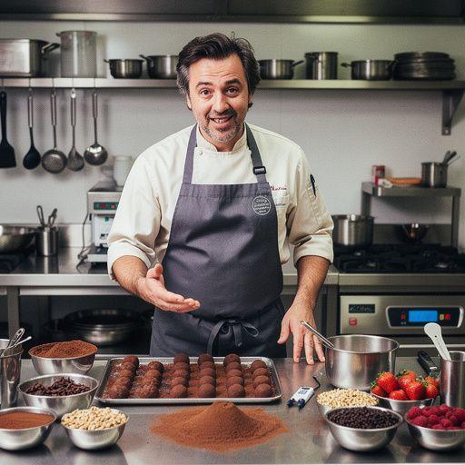 Verschiedene Pralinen und Trüffel in kunstvollen Verpackungen, die zum Verkosten einladen.